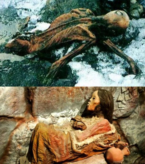 Ötzi and Mummy Juanita. 
