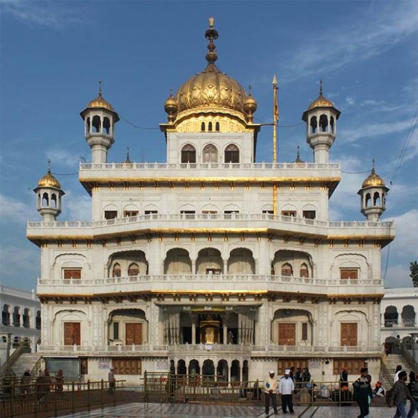The Akal Takht, situated at the Golden Temple (lehic / Adobe Stock)