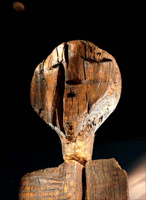 The Shigir Idol is almost three times as old as the Egyptian pyramids. Pictures: The Siberian Times