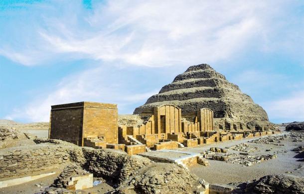 Pyramid of Djoser at the Saqqara necropolis, not far from where the latest cache of ancient Egyptian coffins were found in well shafts. (travelview / Adobe Stock)