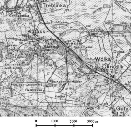 Treblinka-Wolka Okraglik area 1936