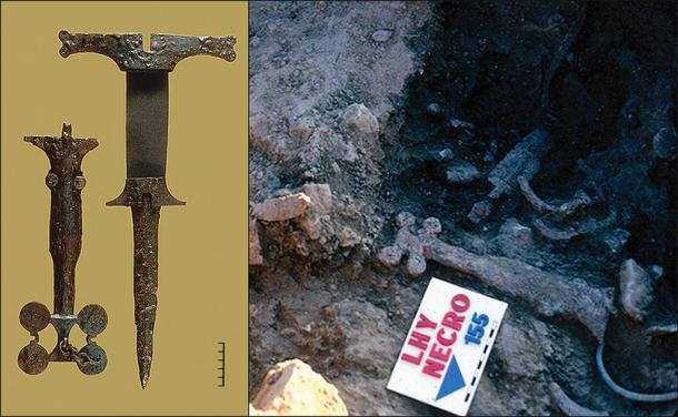 Iron Age artifacts recovered from the Spanish prehistoric massacre site at La Hoya, Spain. (Antiquity Publications Ltd)