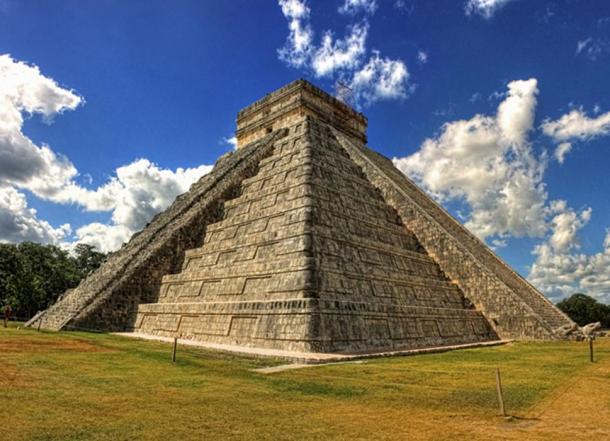 The Pyramid of Kukulkan was built above a giant cenote