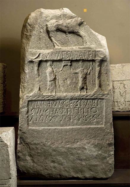 An ancient inscription written in proto-Basque. (Nafarroako Gobernua - Gobierno de Navarra / CC BY-SA 4.0)