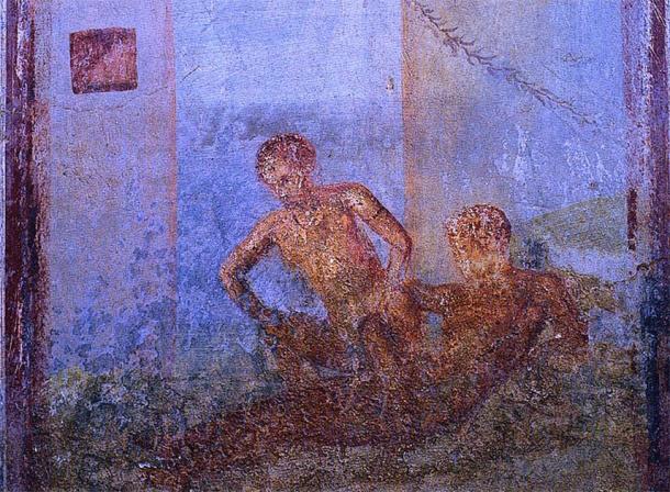 Graveyard prostitutes operated within the cemeteries and underground tombs of ancient Rome. (Public domain)