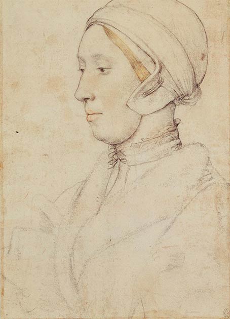 Possible drawing of Anne Boleyn by Hans Holbein the Younger. (Public Domain)