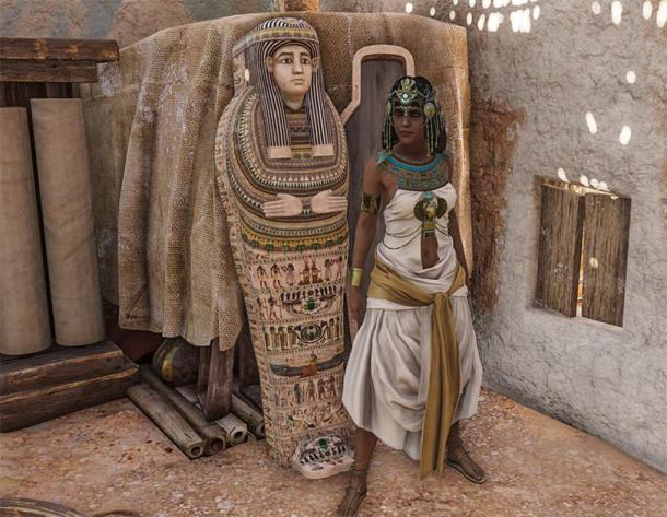 It is possible the animators at Ubisoft are closer to the truth with this portrayal of Cleopatra from Assassin’s Creed Origins (CC BY-NC-SA 2.0)