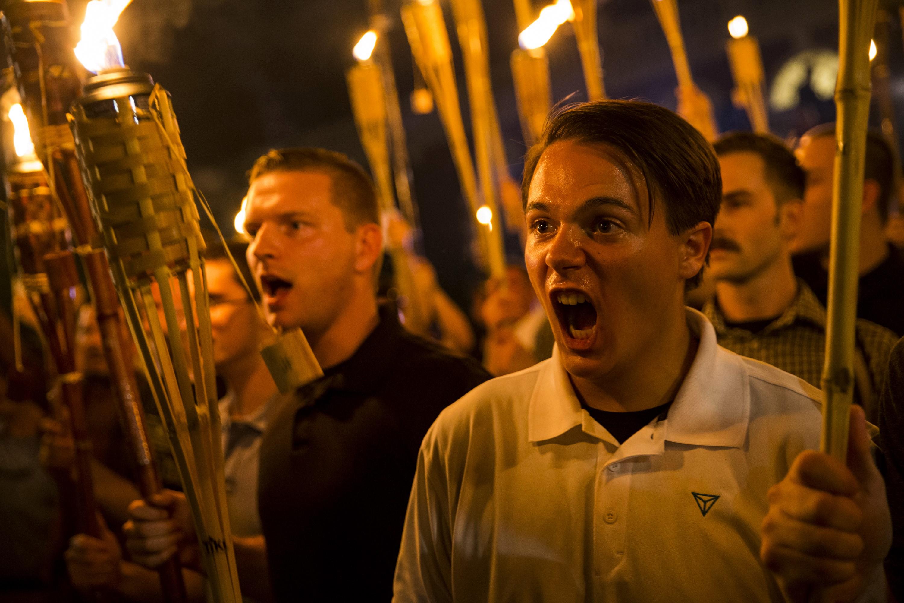 Charlottesville torch photo: White nationalist Peter Cytanovic wants people to know he is not "an evil Nazi" — Quartz