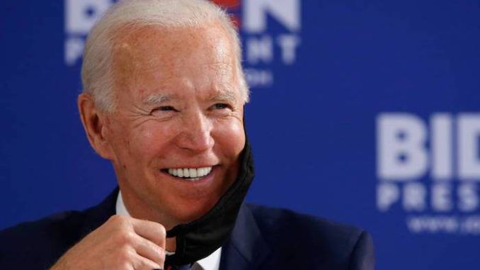 Joe Biden said in September he would not declare victory until all the votes had been certified