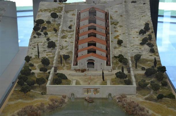 Model of the water mills at Barbegal in Musée de l'Arles antique. (Carole Raddato/CC BY SA 2.0)