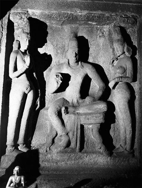 A portrait in stone of the first known ruler of the Pallava dynasty, Simhavishnu. (Dr. Michael Rabe / CC BY-SA 3.0)