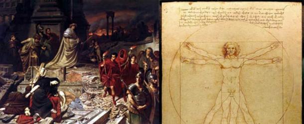Cycles of rising and falling: The burning of Rome, and the rebirth of knowledge. (Public Domain)