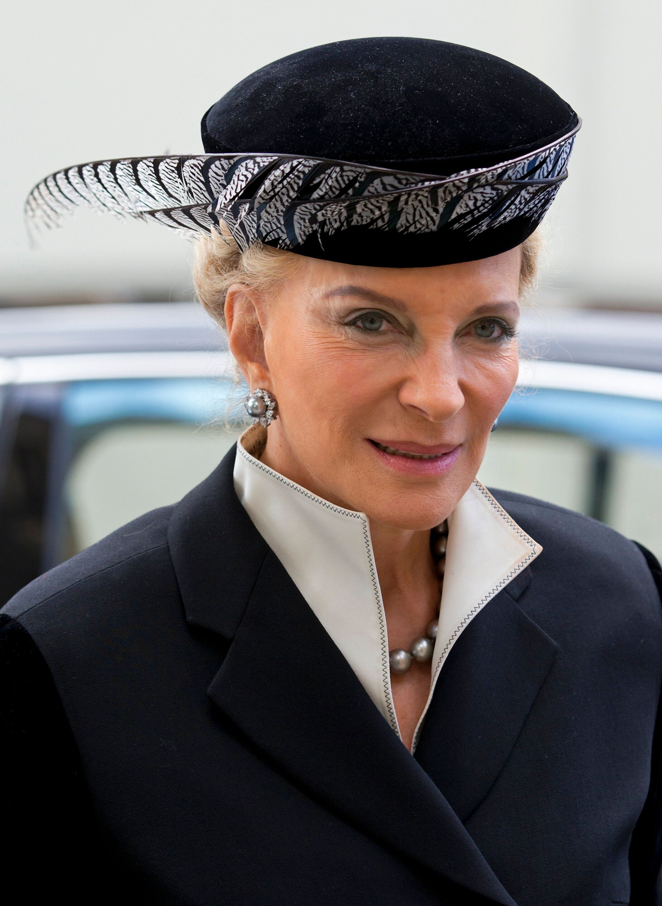 Princess Michael of Kent attends a memorial service for Alistair Vane-Tempest-Stewart, 9th Marquess of Londonderry on October