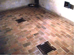 Dachau gas chamber floor