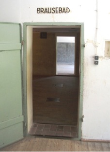 Dachau entrance to gas chamber