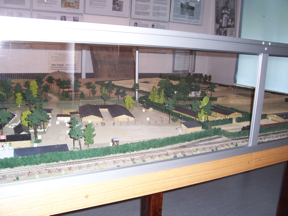 Scale model of Treblinka