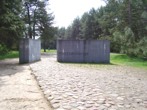 Treblinka symbolic camp entrance