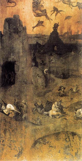 This famous painting by Hieronymus Bosch shows fallen angels that are said to be a reference to the Nephalim / Anakim giants that preceded the Canaanites in the Levant. (Hieronymus Bosch / Public domain)