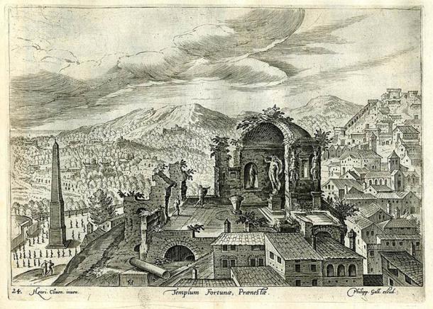 Palestrina is located just 35 kilometers from Rome and was a highly important town before the rise of Rome. Also home to the Temple of Fortuna Primigenia seen in this etching, Palestrina is where the Praeneste fibula was originally discovered. (Public domain)