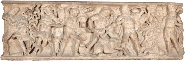 The Roman Hercules Sarcophagi that is now part of the Uffizi Gallery collection in Florence, Italy. (Uffizi Gallery)