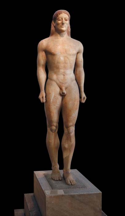 Anavysos Kouros, c. 530 BC.
