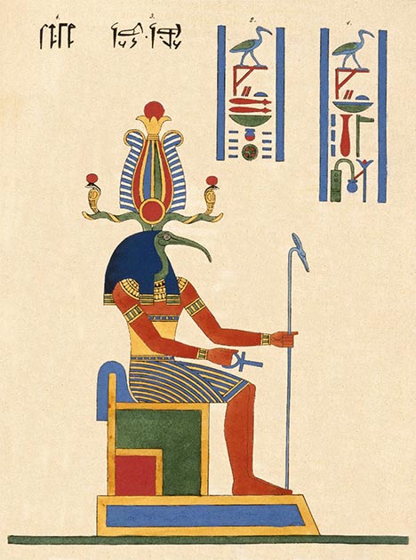 Thoth, the ancient Egyptian deity. (Jean-François Champollion / No restrictions)