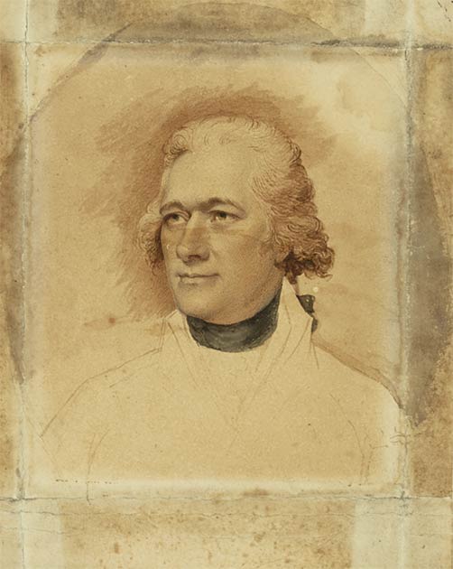 Portrait of her husband Alexander Hamilton around 1794. (Litererian1912 / CC BY-SA 4.0)