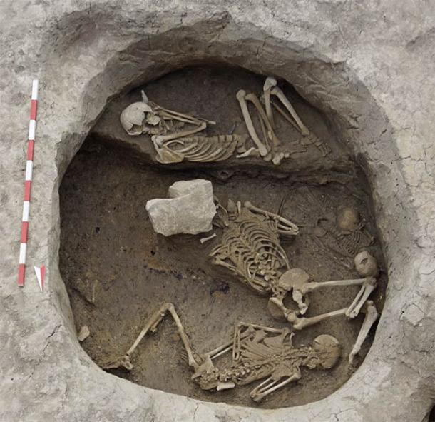 At the Provadia-Solnitsata site archaeologists have discovered several human remains, including a mass grave was found holding the smashed remains of victims that had suffered violent deaths. (Nikolov / OpenEdition Journals)