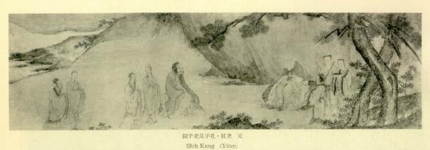 Confucius meets Laozi (Public Domain)
