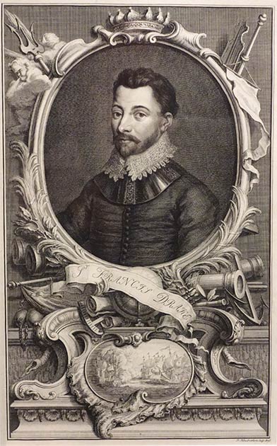 Francis Drake: This famous pirate had a “license to steal,” granted by the Queen of England herself! (Daderot / CC0)