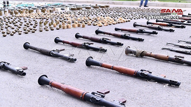 Large quantity of weapons and munition discovered in southern Syria