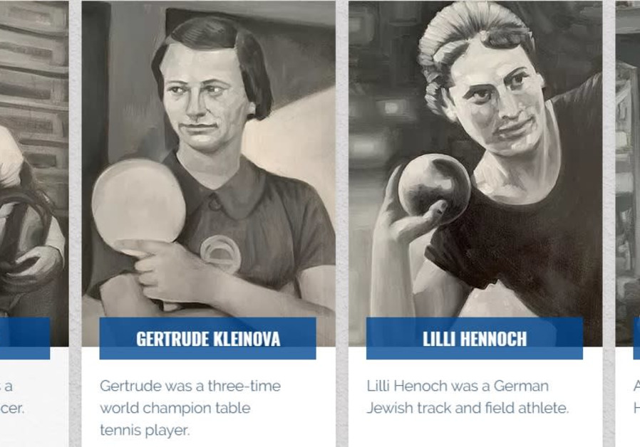 WWII-ear Jewish athletes featured on a mural 