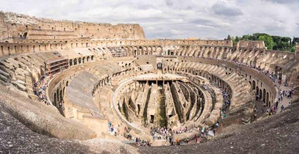 The Colosseum floor and lower chamber area as it looks today. The high-tech Colosseum project will really change everything! (Barbara / Adobe Stock)