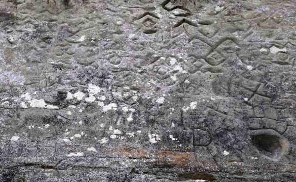 The date the Virtaka cliff petroglyph were created has been a subject of debate. (traveleranita)