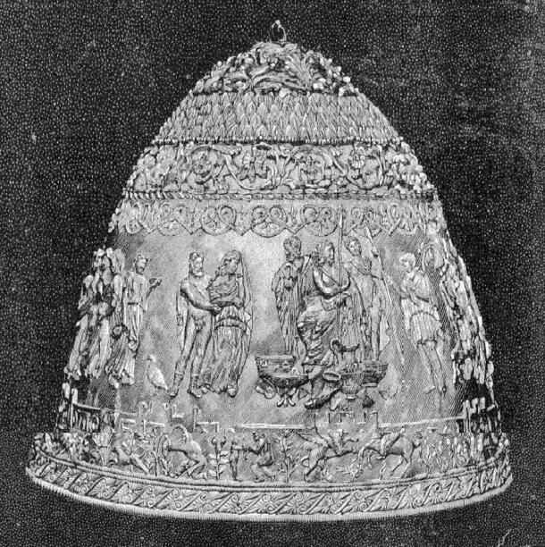 The Tiara of Saitaphernes as published in the "La Nature" journal in 1896 AD.