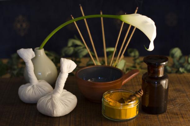 In Ayurvedic medicine, herbal compounds, special diets, exercise and lifestyle combine. (thefull360 / Adobe Stock)