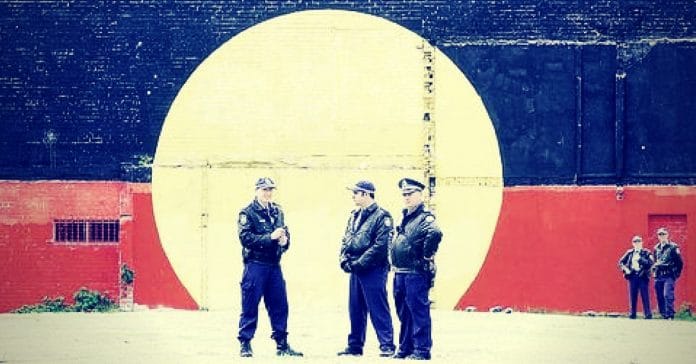 aboriginal flag history timeline redfern police