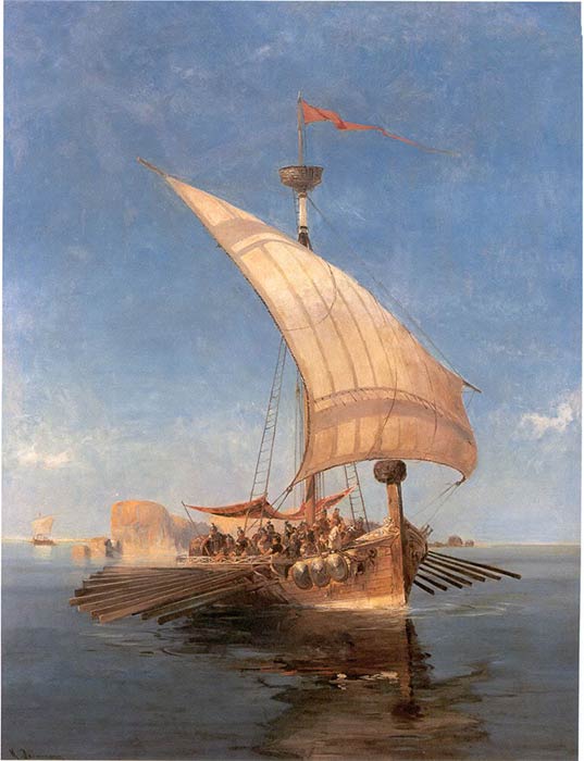 The Argo, by Konstantinos Volanakis (1837–1907) (Public Domain)