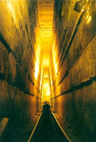 The Grand Gallery of the Great Pyramid.