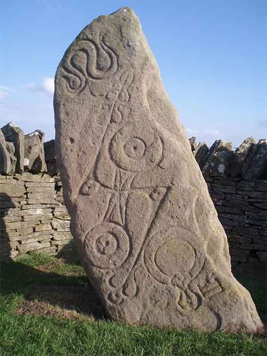 The famous Pictish Aberlemno Serpent Stone. (Catfish Jim and the soapdish at English Wikipedia / CC BY-SA 3.0)