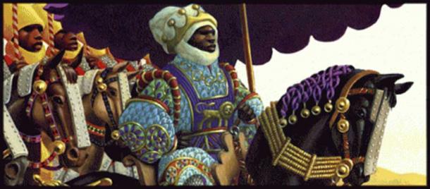 Artist Illustration of Mansa Musa.