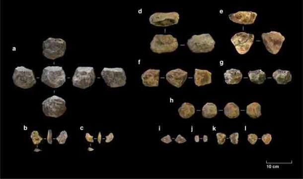 Selection of stone tools from Ewass Oldupa. (Mercader, J. et al. Nature 2021)