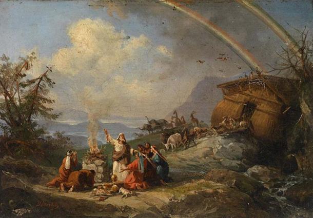 Noah, Family and Ark. D. Morelli 