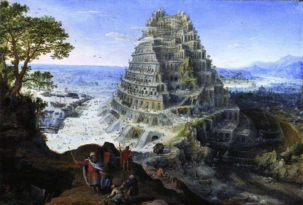 The Tower of Babel by Valckenborch 1595 