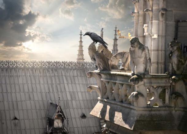 Gargoyles / chimeras on Notre Dame. (Givaga / Adobe Stock)