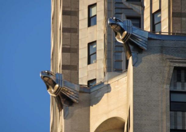 Stainless steel gargoyles on the Chrysler Building in New York. (Raw2daBon3 / Public Domain)
