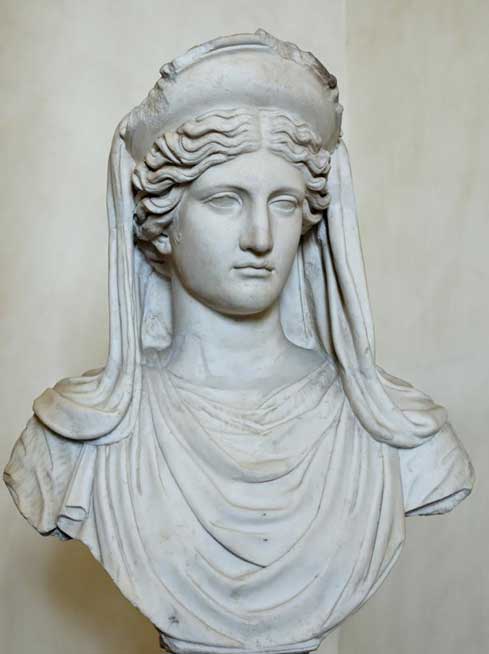Demeter. Marble, Roman copy after a Greek original from the 4th century BC. (Public Domain)