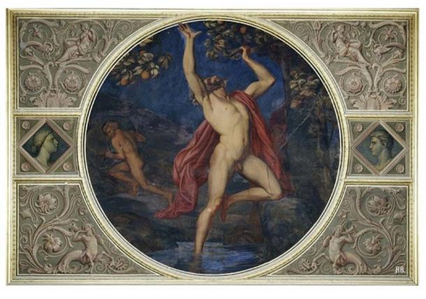 Tantalus and Sisyphus in Hades (ca. 1850).