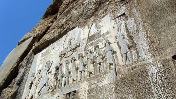 The Behistun Inscription, dated to about 520 BC, in Iran. (PersianDutchNetwork / CC BY-SA 4.0)