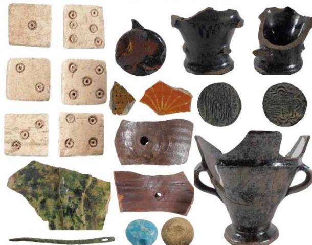 Multiple pieces of evidence from first century pottery, plus bones and tiles have been excavated. (Cadw)